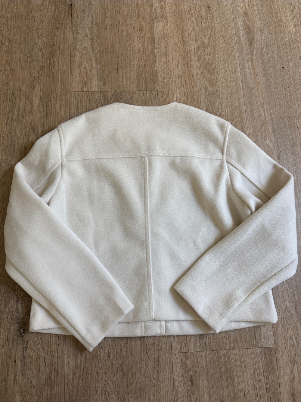 NWT Zara Bone Button-Front Pocket Jacket M - Picture 6 of 6